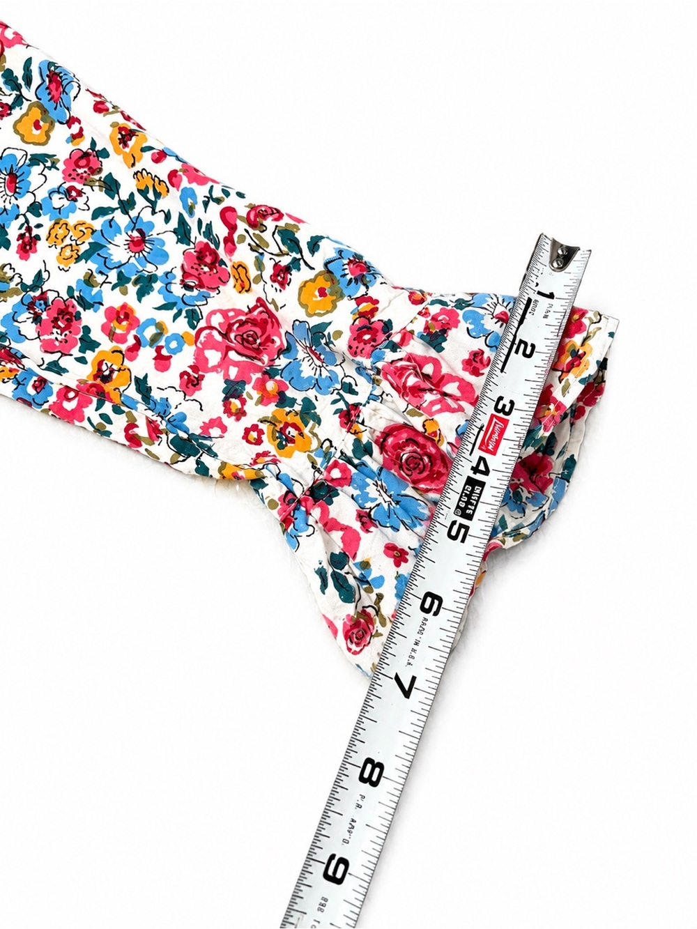 Pink Lemon Floral Cottage Midi Dress Romantic Boho Size Small Organic Cotton - Picture 7 of 8